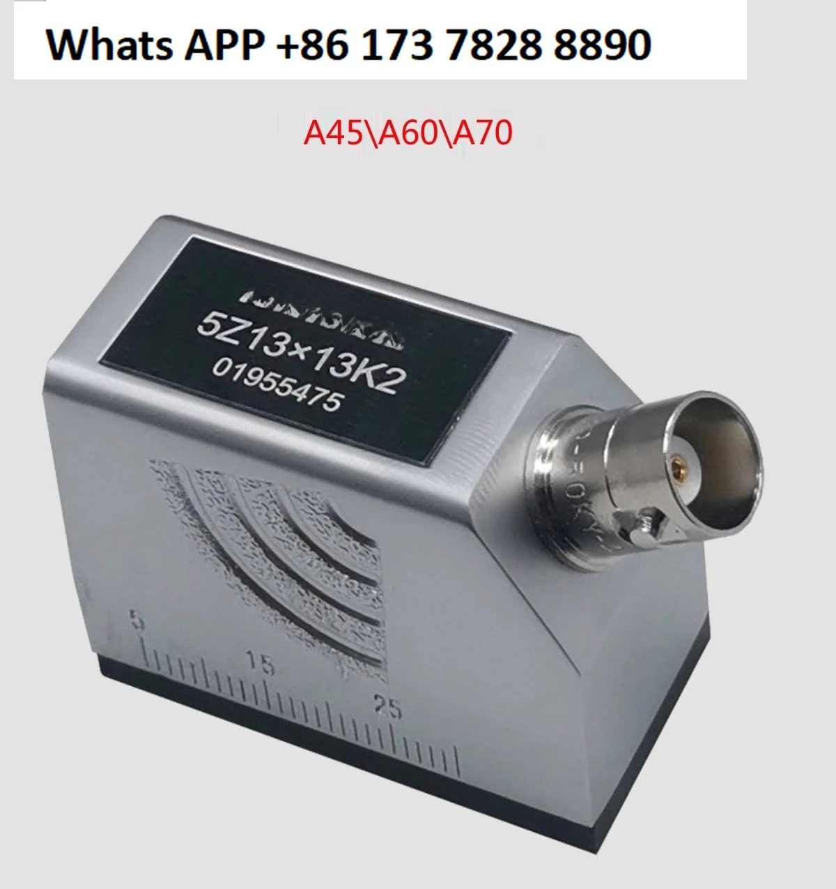 

Transverse wave oblique probe for ultrasonic flaw detector 5Z13 * 13K2 non-destructive testing flaw detection sensor