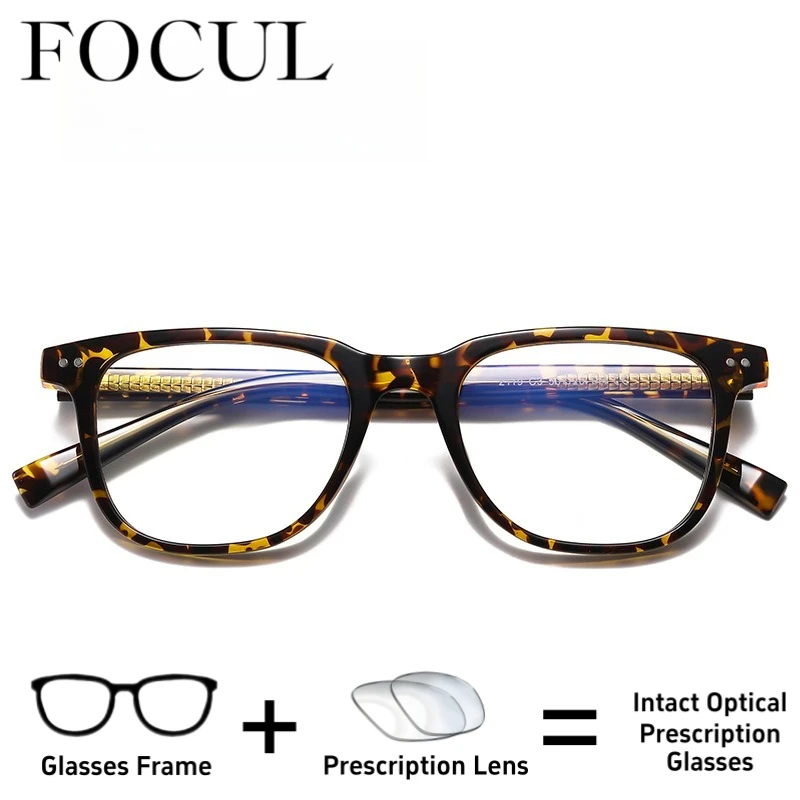 focul-ファッション抗青色光累進レンズ女性カスタマイズ処方光学眼鏡フォトクロミック近視眼鏡