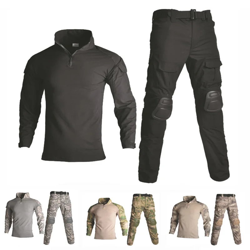 

Tactical Uniform Suits Milit Outdoor Camouflage Suit Hunting Shirts Pants Fish Trainning Airsoft Paintball Clothes Sets