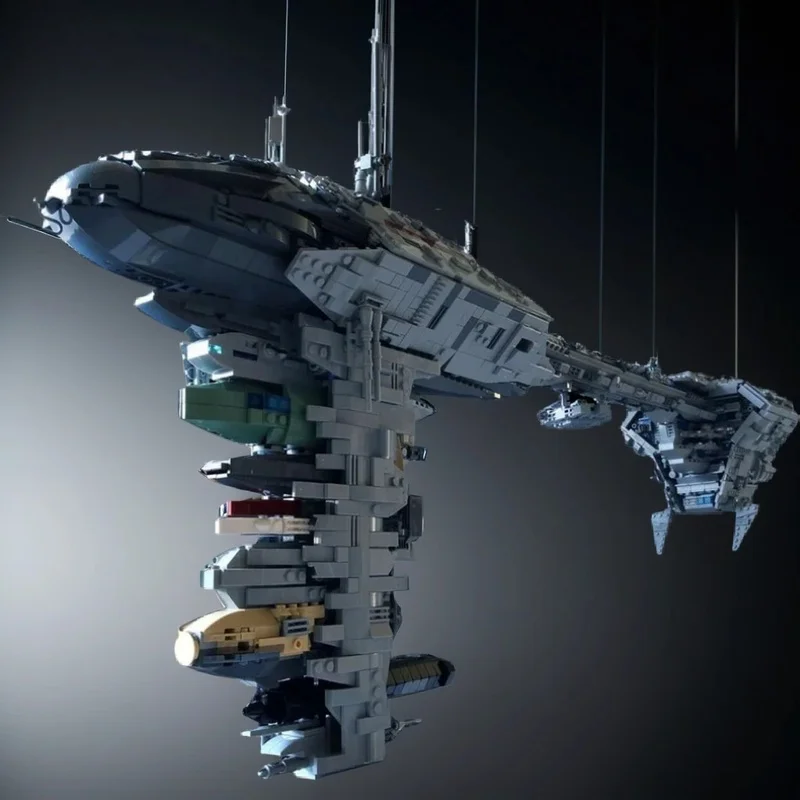 4523pcs MOC Nebulon B Frigate Space Battle Galaxy SciFi Model Building Blocks Module Diorama Figure Ship Robot Aircraft Toy Gift