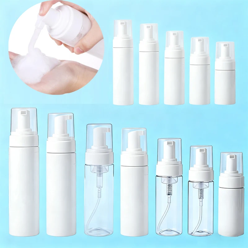 24pcs-30-50-60-80-100-150-200ml-refillable-travel-foaming-bottle-empty-foam-pump-bottles-lotion-shampoo-dispenser-containers