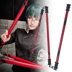 50cm Zenin Maki Katana Anime Jujutsu Kaisen Cosplay Prop Weapon Maki Sansetsukon Sword Real Size Japanese Katana Sabre Kid Toy