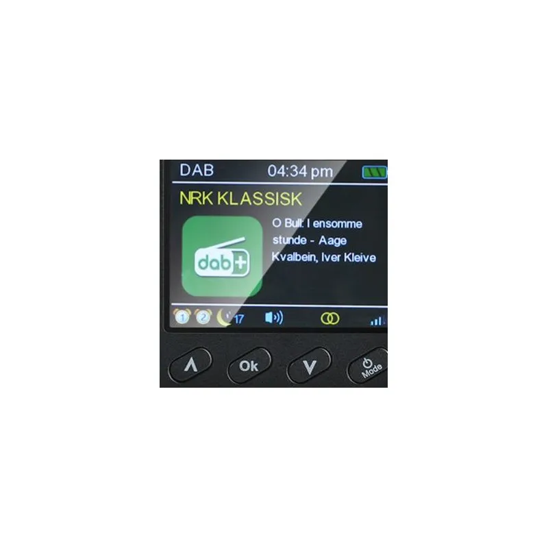 Portable Digital Radio Bluetooth-compatible 5.0 Stereo Portable for Home Office DAB FM Receiver Audio Broadcasting Player