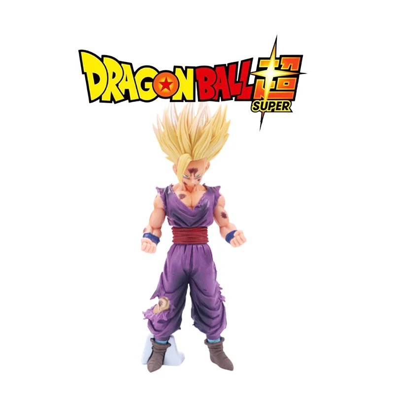 

23cm Anime Dragon Ball Z Figure Gohan Super Saiyan Battle Ingured Ver. Pvc Action Model Toys Dbz Gohan Goku Decoration Doll Gift