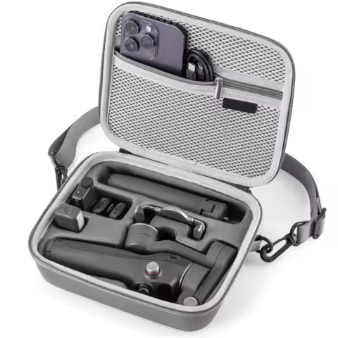 Portable PU Shoulder Bag for DJI OM 7 Pro/OM8 Gimbal Stabilizer Travel Case for DJI Osmo Mobile 8/7/7P Accessories