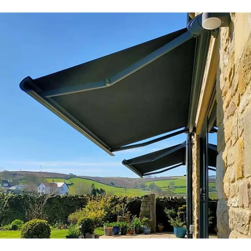 Toldo para coche eléctrico Toldo retráctil motorizado para exteriores con motor Duya