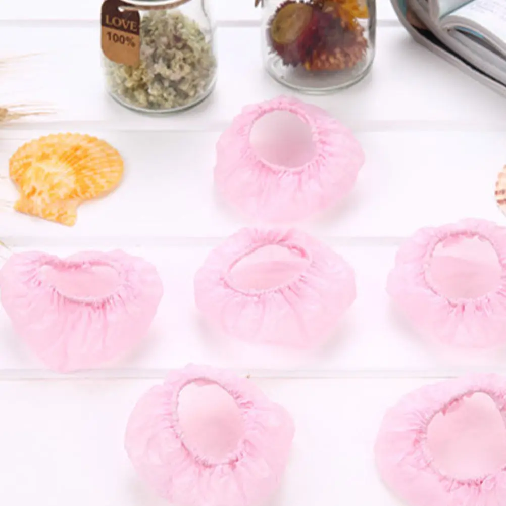 

60Pcs Waterproof Ear Covers Hair Dyeing Earmuffs Disposable Ear Protectors Hair Coloring Oil Treatment Salon Use