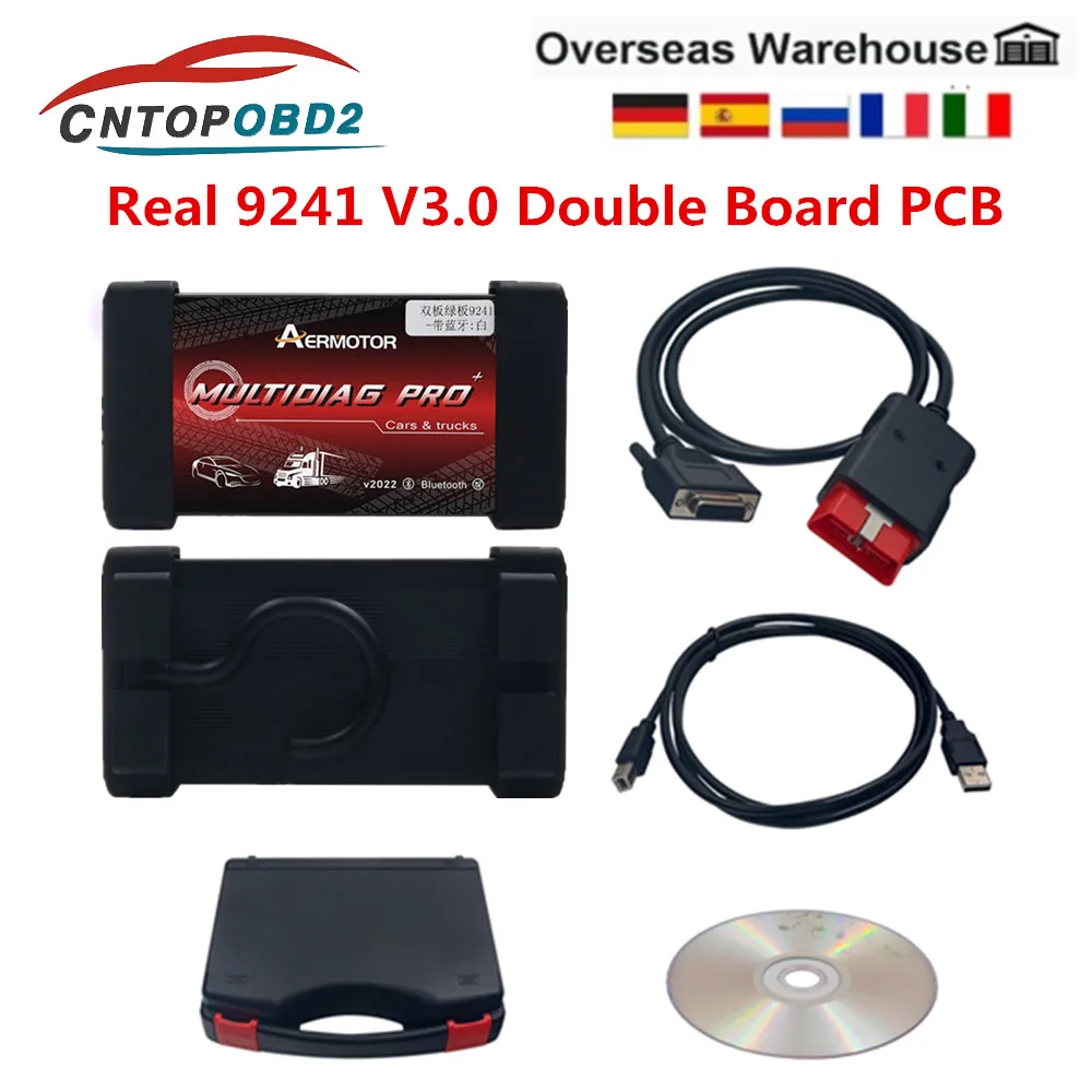 2023 With Keygen Multidiag Pro Bluetooth TCS VCI For Car Truck Until 2023 years Real 9241 V3.0 NEC Relay OBD2 Auto Scanner