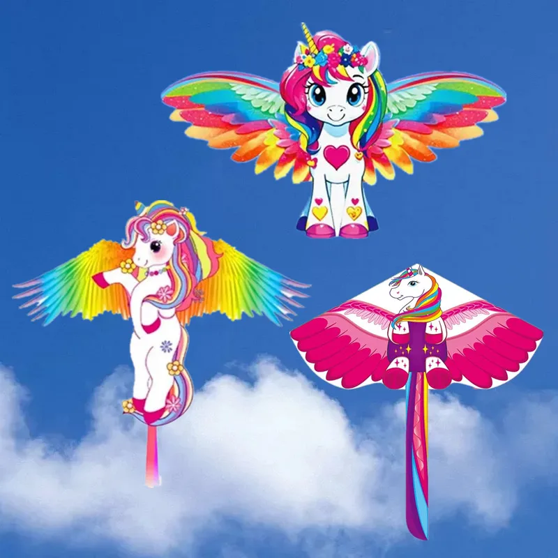 New Kites Children kites flying outdoor fun toys nylon kite animal kites factory summer toys kitesurf wing kites line aquilone