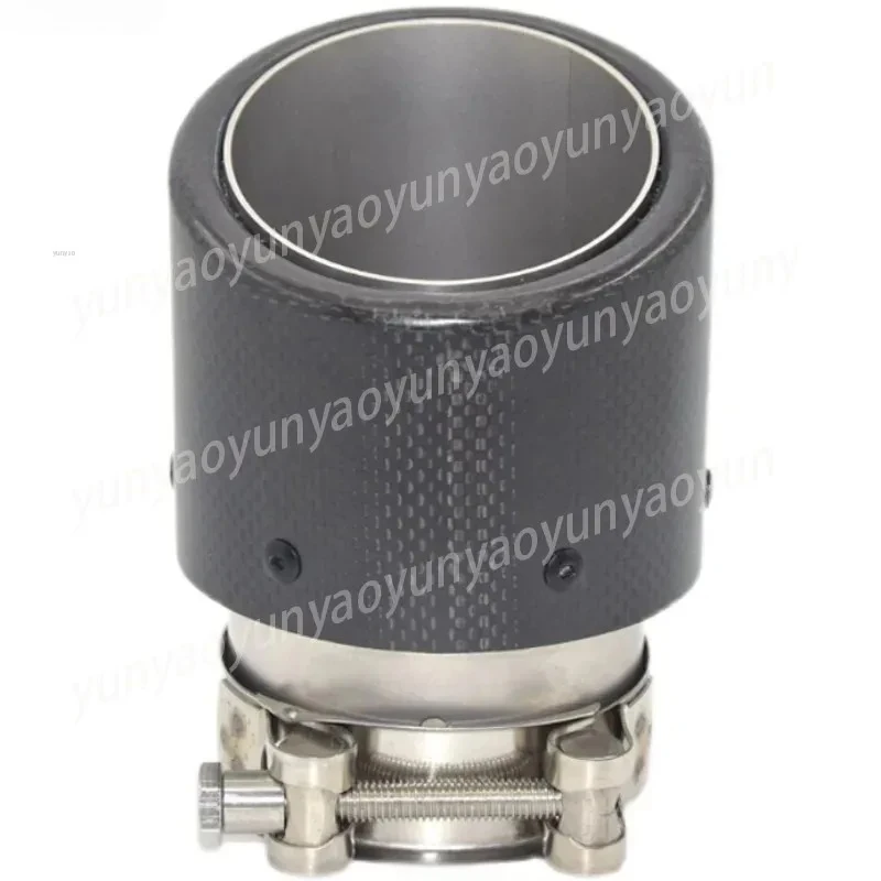 Modified Car Carbon Fiber Exhaust Tip, Fit for 02 03 05 06, Automotive Exterior Decoration