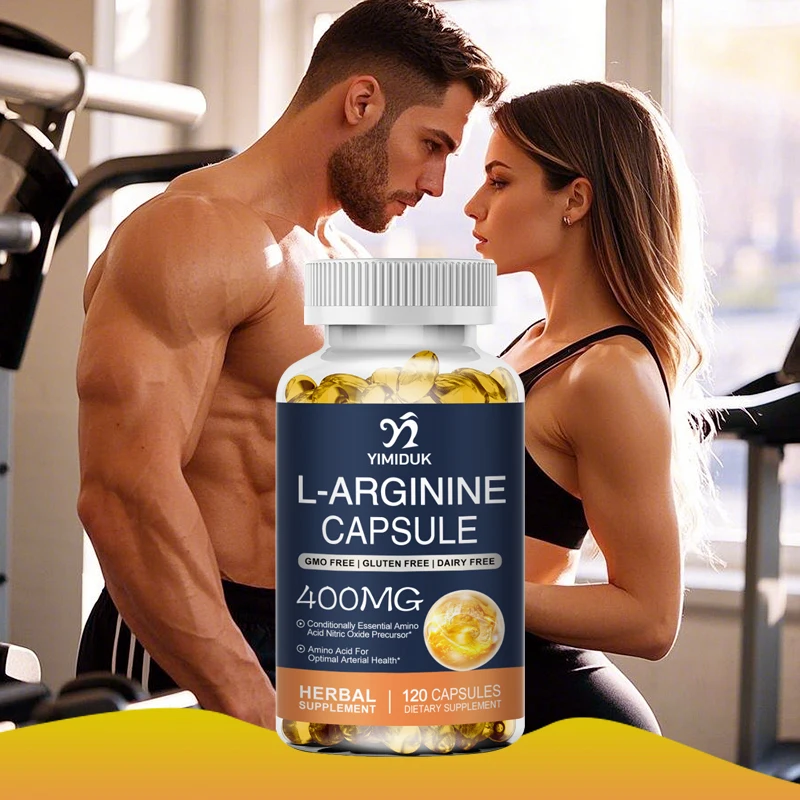 ARGININE Plus Cápsulas L-Arginina y L-Citrullina 400 mg Alta dosis NO Tabletas de refuerzo Suplemento de óxido nítrico Cuidado saludable