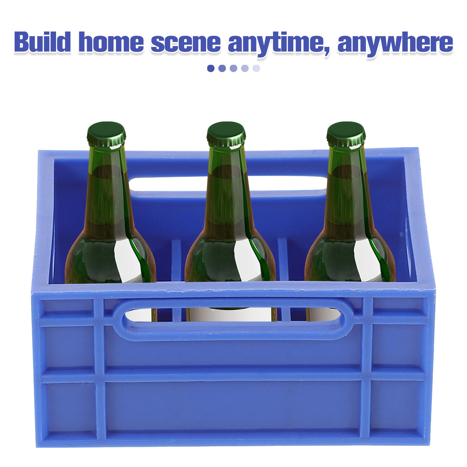 30 قطعة صناديق بلاستيكية صغيرة 3x3x2 سنتيمتر سلات تخزين مصغرة لدمية أثاث المطبخ الديكور صناديق صغيرة ديكور