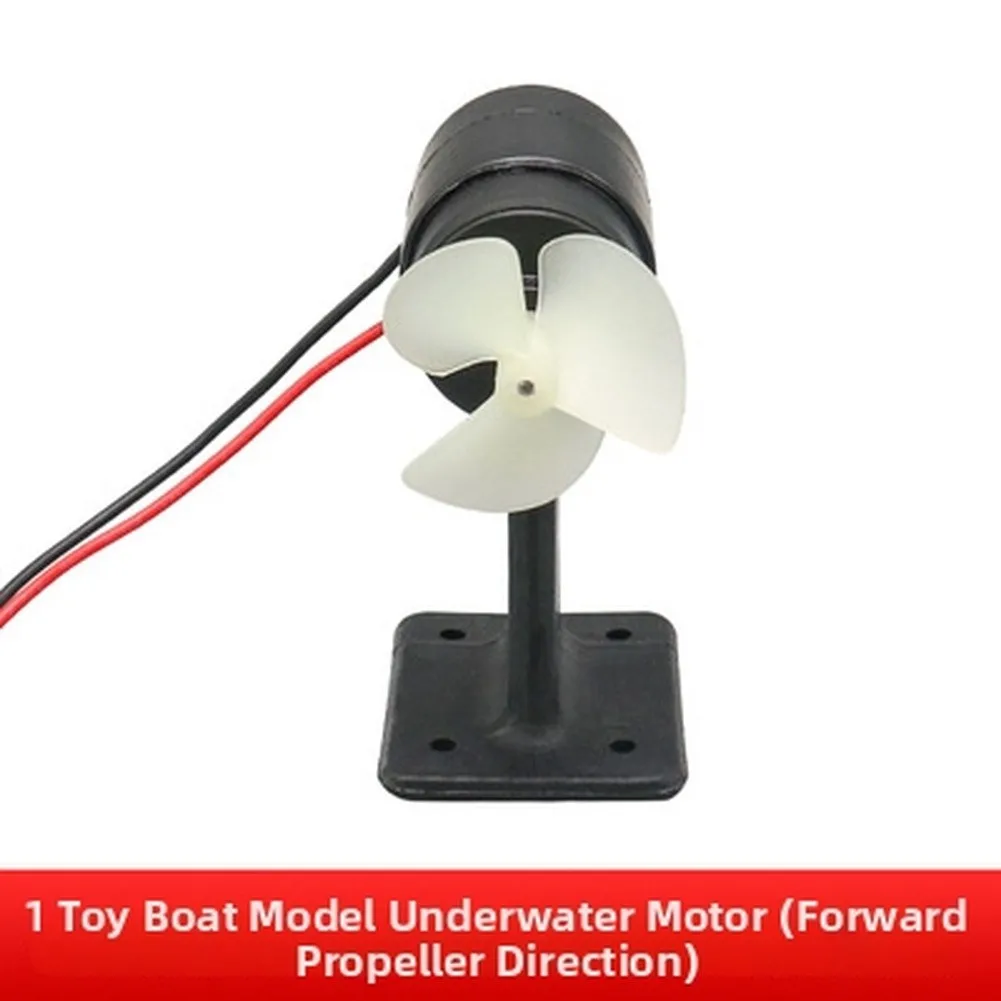 Underwater RC Boat Motor Forward/Reverse, Compact Electric Thruster System For Remote Control Ship Model
