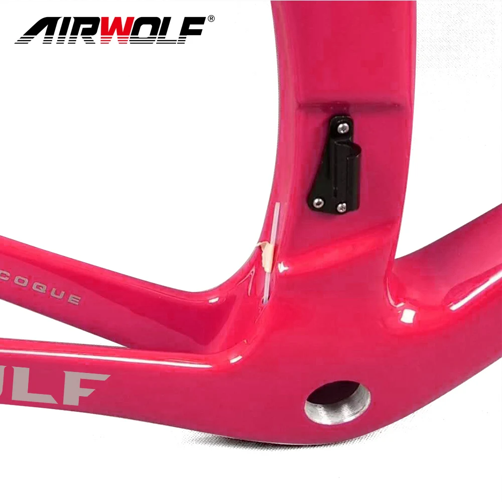 AIRWOLF 700C Carbon Road Frame BSA U | V Brakes Carbon Raod Bicycle Frames Road Bike Frameset XXS XS S M L XL Muticolor Frames