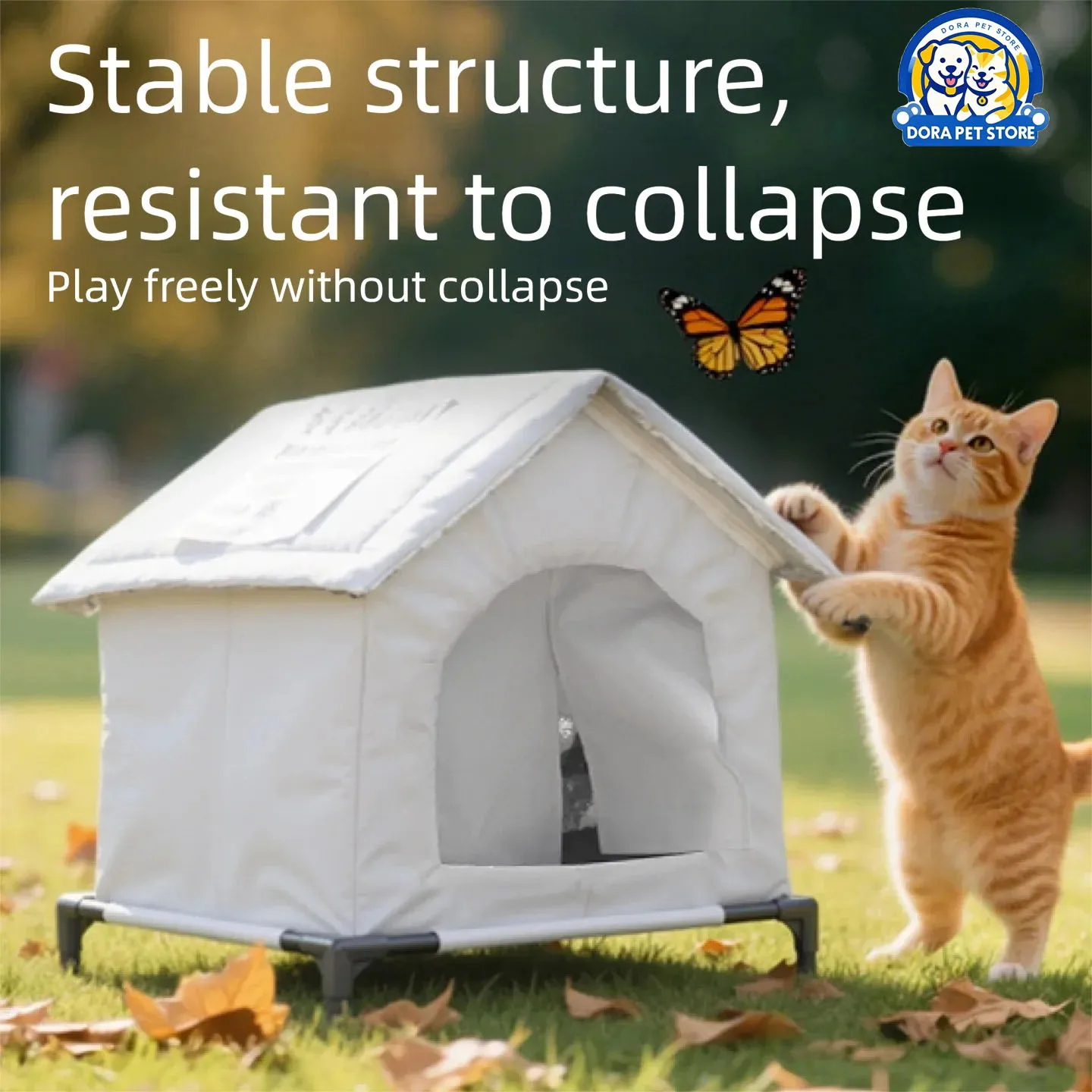 

Stray Cat Outdoor Nests Winter Warmth Cat Nests Outdoor Rainproof Winter Safety Nests Kittens Anti Cold Four Seasons Universal