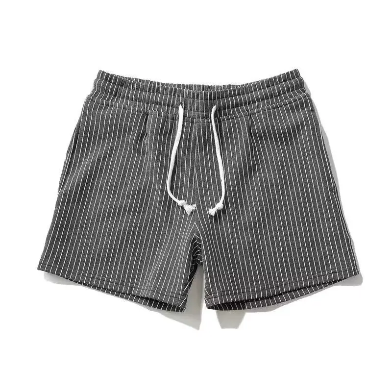 Three-point Half Pants Trendy Men's 2026 New Summer Couple Sports Contrasting Men's Striped Clothing Gym Shorts Short Pants Men