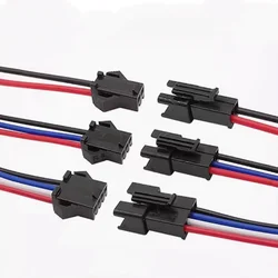 5pairs 10cm Long 2.54mm 2Pin 3Pin 4Pin Plug Male Female Wire Connector Cable LED Connector