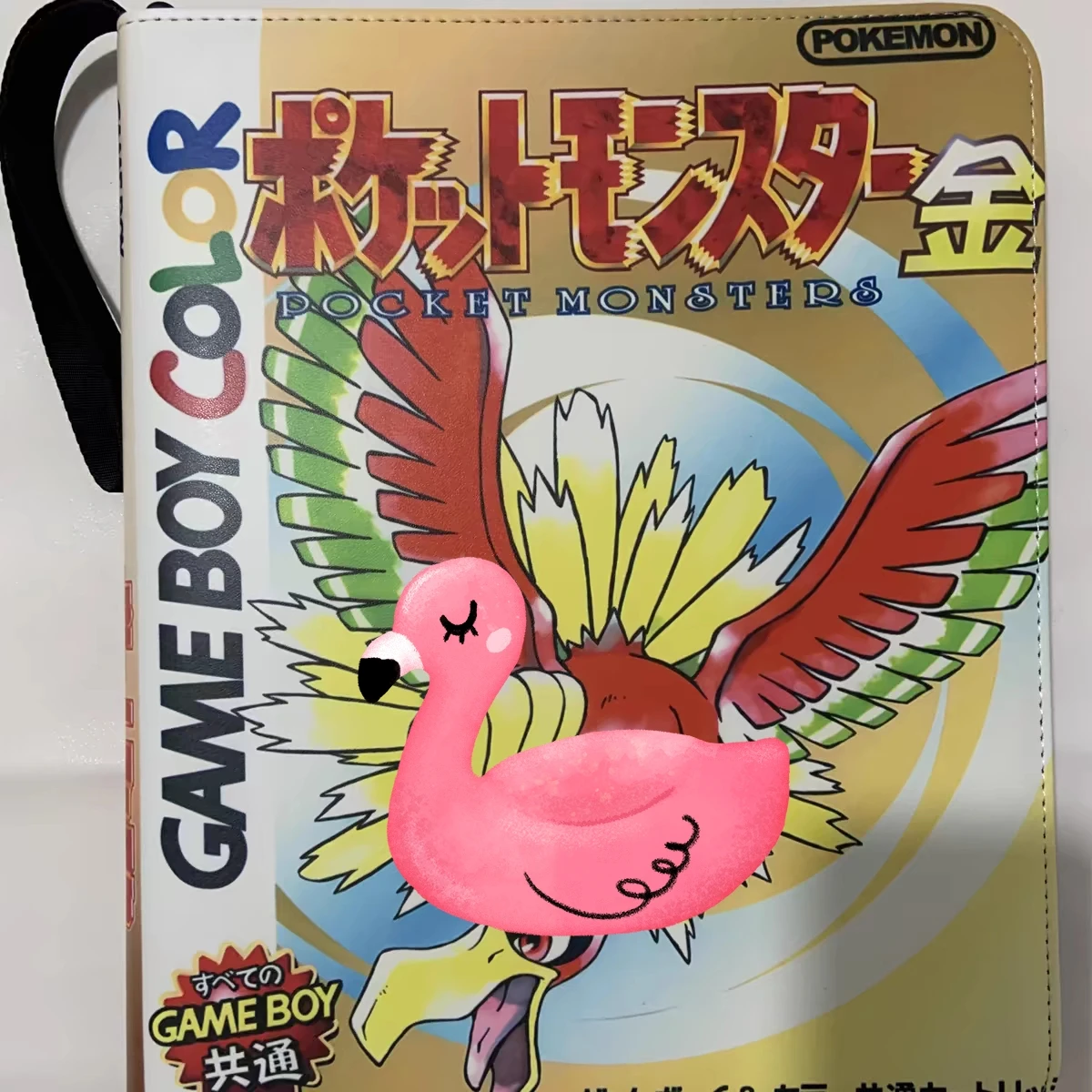 PTCG Pokemon Card Book Card Album Gameboy 4 or 9 Cells Large Capacity 50 Transparent Inner Pages Suicune Ho-Oh Lugia Wave 2