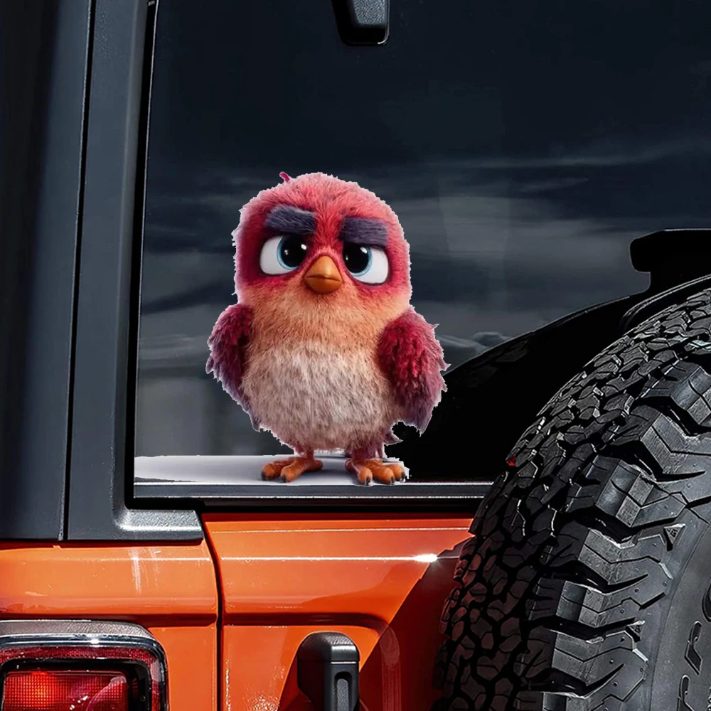 

15cm Lively Bird Decal Sticker - Self-Adhesive Car Window, Wall & Laptop Decoration - Durable Automotive Exterior Accessories