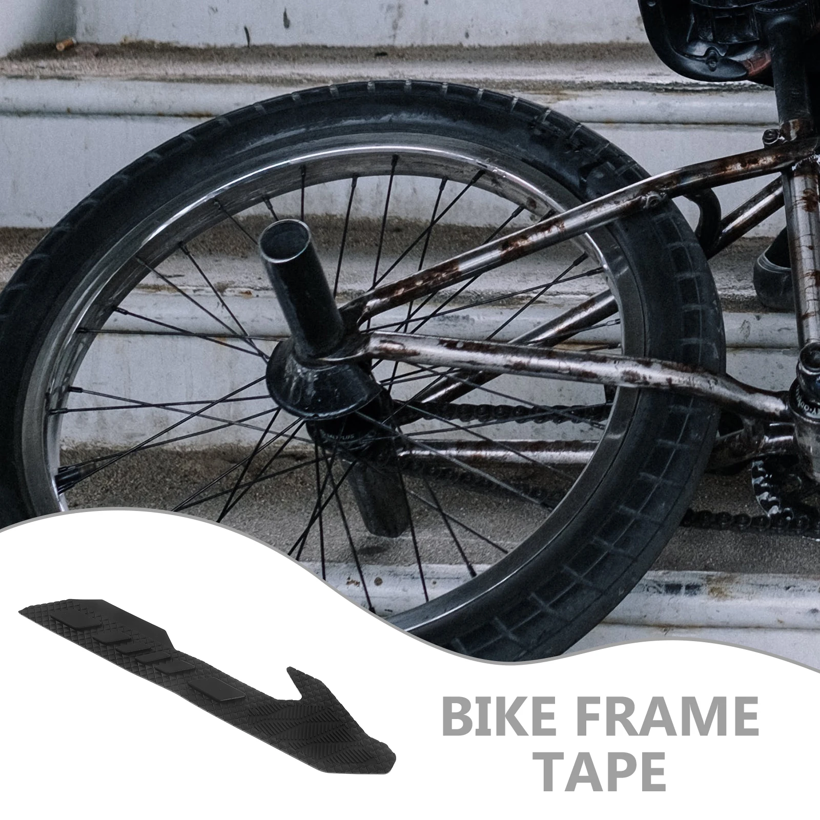 

Silicone Bike Chain Guard Protective Sticker for Frame Protection and Efficiency Bike Chain Guard Cycling Frame Stickers