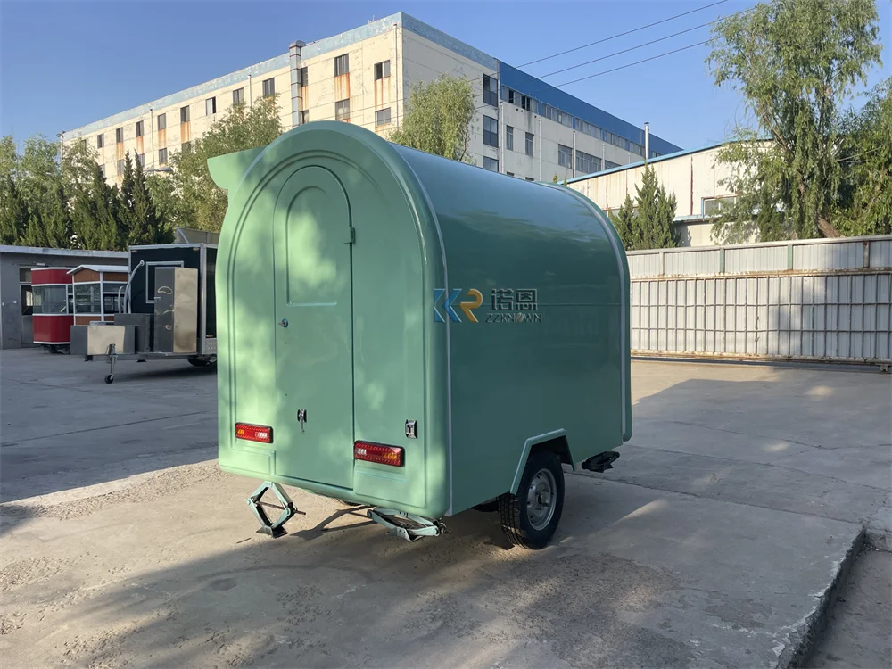 รถรับฮอตดอกไอศกรีมพร้อมตู้ขายอุปกรณ์ครัวรถรับส่งอาหารจานด่วน