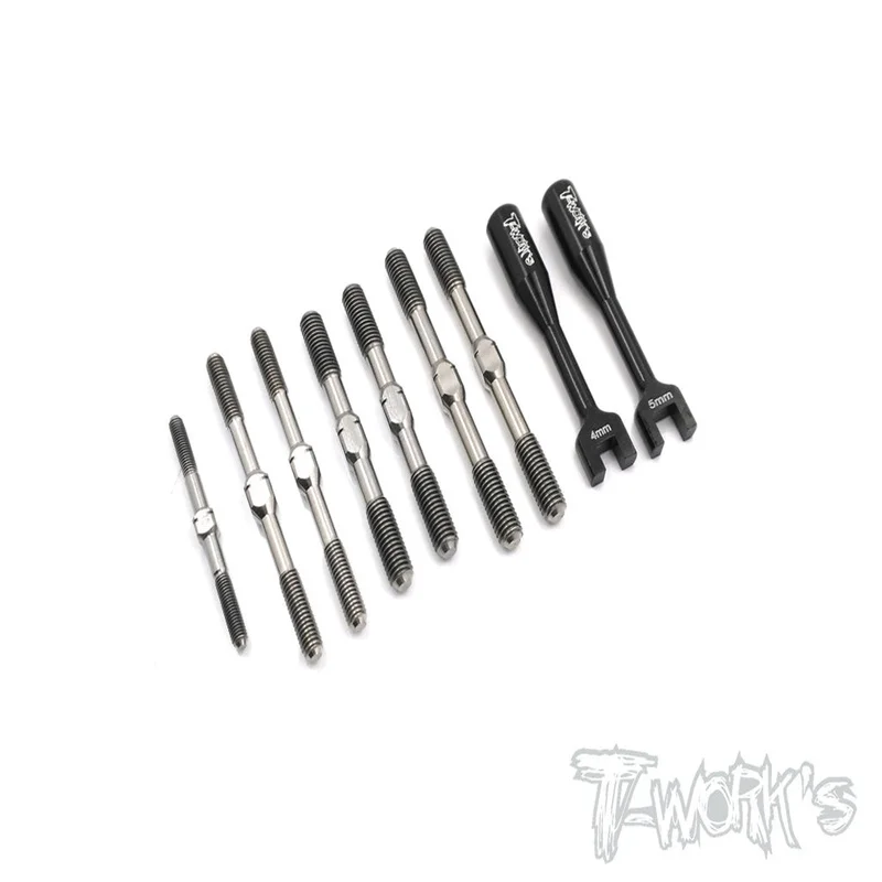 Original T works TB-156 64 Titanium Turnbuckle Set ( For TEKNO NB48.4 ) Rc part
