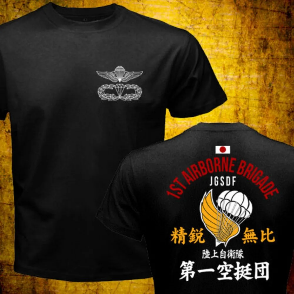 Japan Army JGSDF Special Operations Group Defense Force 1st Airborne T-shirt Short Sleeve Casual Cotton T Shirt