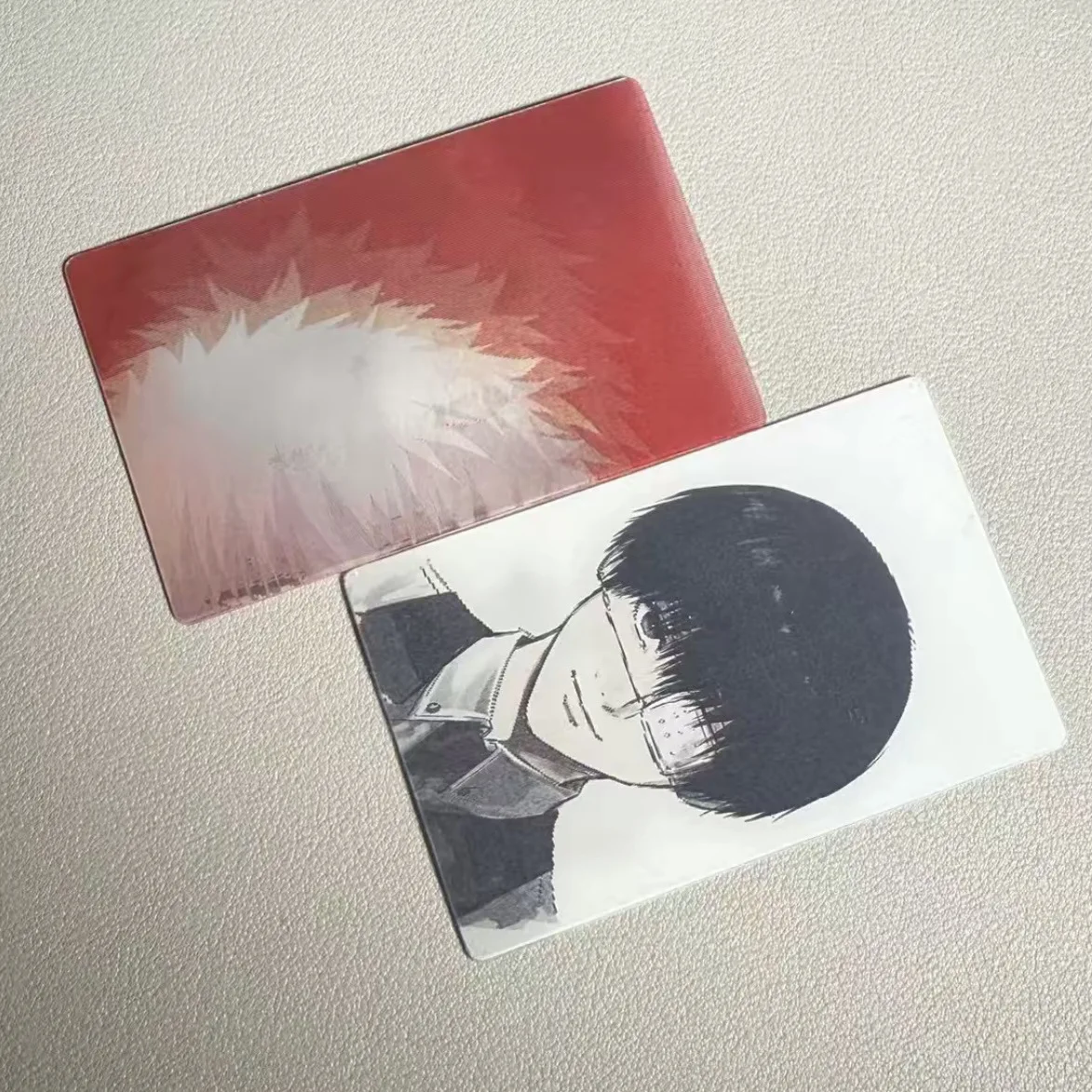 طوكيو الغول مروحة صنع كانيكي كين كاكوجاكو شكل بطاقة عدسية ديناميكية أنيمي ميرش تحصيل هدية صغيرة عيد الميلاد عيد الميلاد