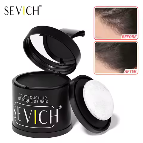 Sevich 10g Fluffy Hairline Powder Temporary Gray Coverage Hairline Shadow Powder Instantly Hair Root Cover Up Concealer