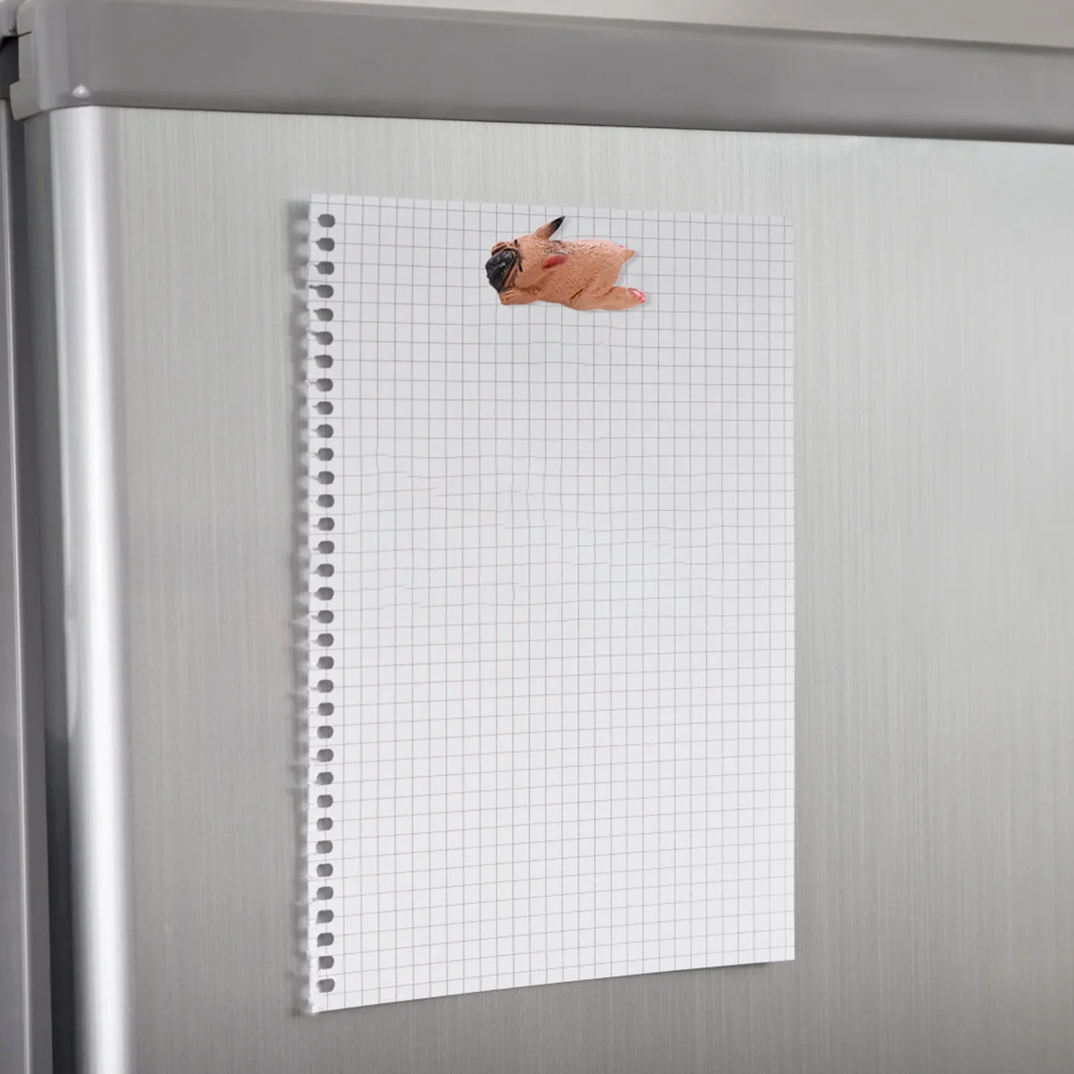 

4Pcs Dog Fridge Magnets Cartoon Lying Dogs Resin Refrigerator Magnets Magnetic Clips for Home Office Photos Reminders