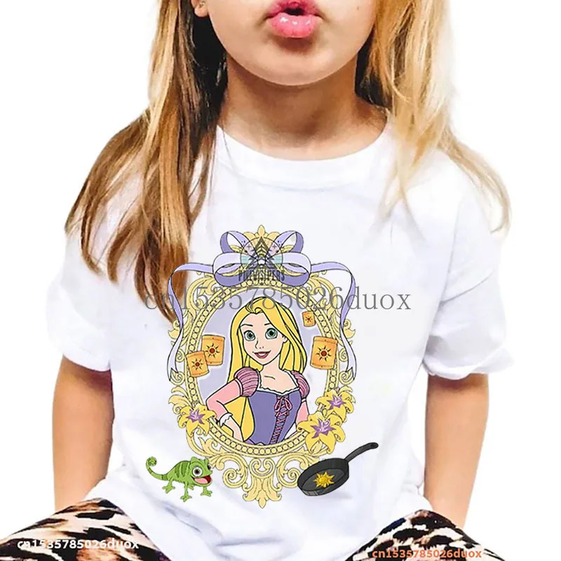Disney World Princess Summer Short Sleeve TShirt Disney Aurora Snow White Cinderella Princess Shirt Disneyland Birthday Gift Tee