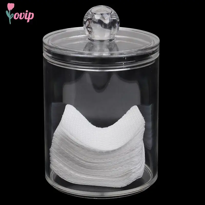 

New 7X10CM Single Layer Clear Acrylic Storage Box Holder Transparent Cotton Swabs Stick Cosmetic Makeup Organizer Case