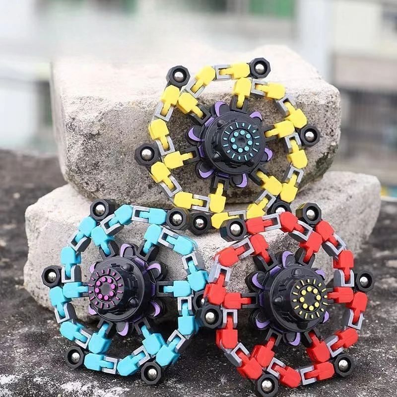 

Novelty Fidget Spinner Toy School Students,practitioners Anti Stress Anxiety Pressure Resistant Toys Mute Decompression Gift