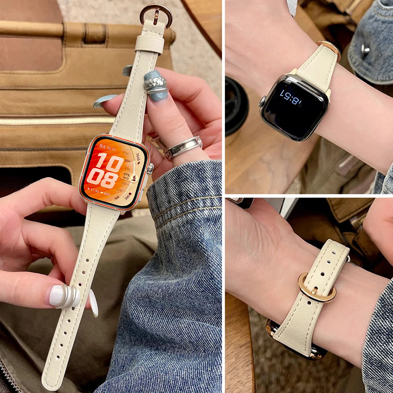 �y�Z�[�����zHuawei Watch Fit 5/4/3�p���U�[���X�����X�g���b�v�A���^���o�b�N���x���g�A�����p�u���X���b�g�AHuawei Watch Fit5 Pro/4 Pro�X�|�[�c�E�H�b�`�o���h