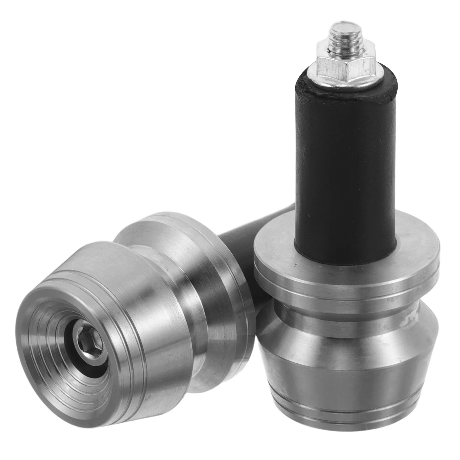 

2pcs Universal Motorcycle Handlebar End Plugs Stainless Steel Anti-Collision Bar End Caps For Motorbike Grip Ends Safety Slider