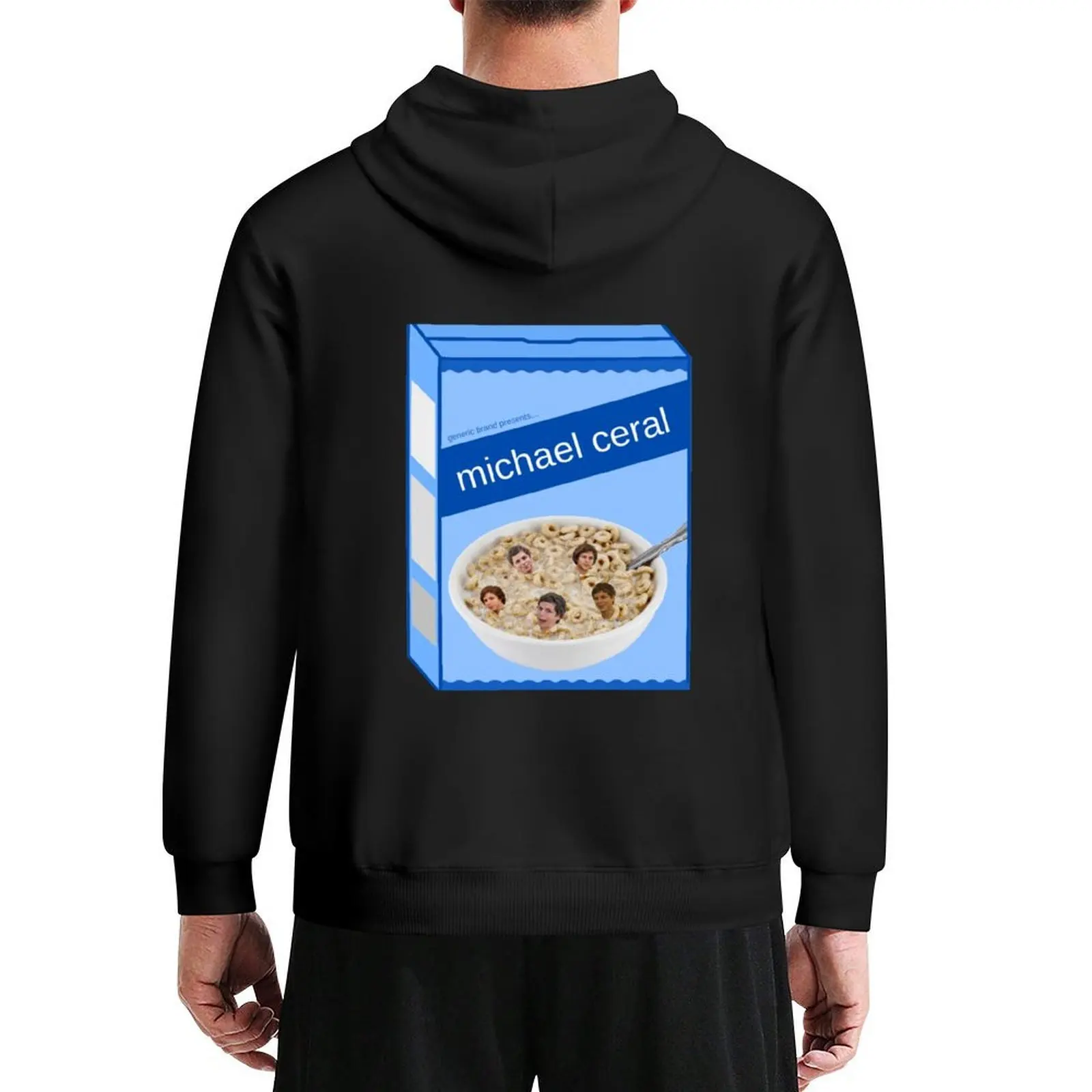 

Michael Cera Cereal Box St Hoodie graphic t shirts men men's sweat-shirt fashion men men's hoodies