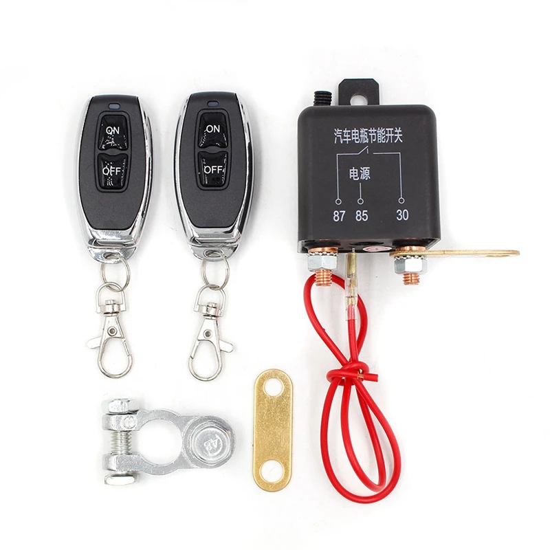 12V 200A Universal Battery Switch Relay Integrated Wireless Remote Control Disconnect Cut Off Isolator Master Switches