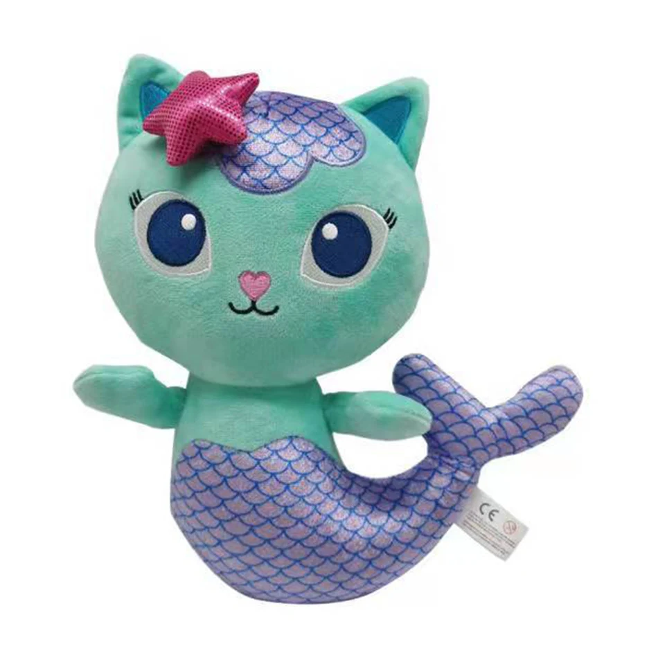 Gabby’s Doll House Plush Toy Backpack Cat Cake Cat Smiling Cat Stuffed Animal Plushie for Kid Chrismas Gif