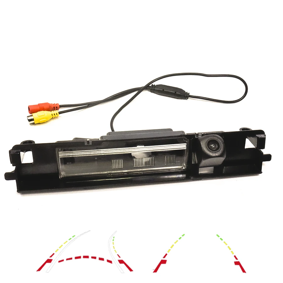 AHD 1080P 720P Car Rear view Camera for Toyota Yaris 2006 2007 2008 2009 2010 2011 2012 dynamic tracks CCD CVBS back camera