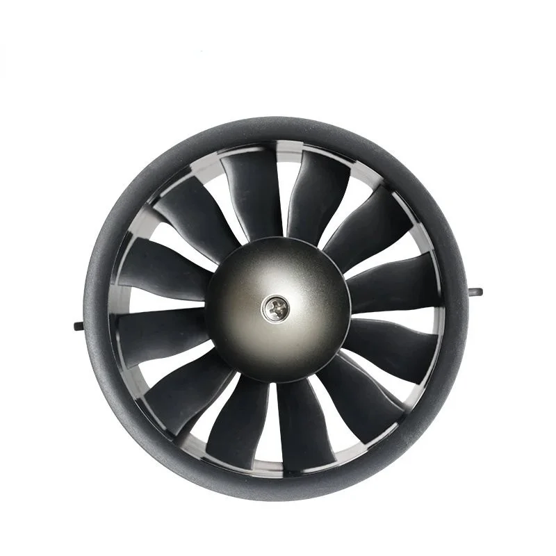 Fms 90Mm 12-blades Geleide Ventilator Edf Met 3670 1950kv 6S Inrunner Borstelloze Motor Voor Rc Vliegtuig Geleide Ventilatorvlak Met Vaste Vleugel