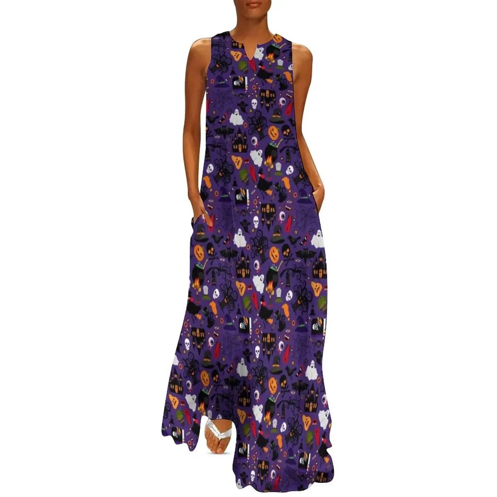 

halloween seamless pattern vector image Long Dress prom dress 2025 elegant dress luxury evening dresses for women 2025