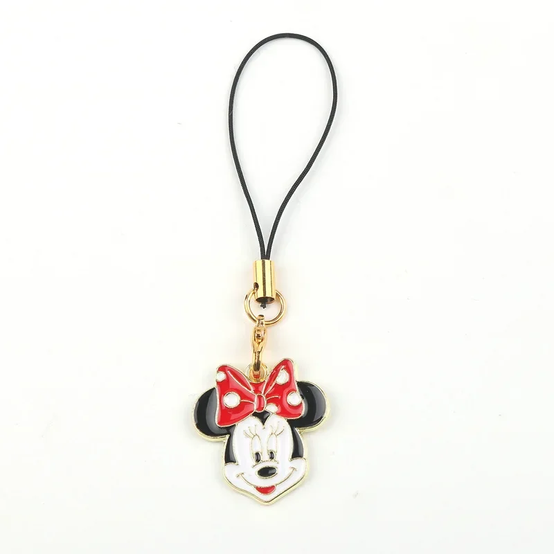 Disney Mickey Mouse Pendant Cute Personality Cartoon Mobile Phone Lanyard Bestie Short Chain Fashion Accessories for Kids Gift