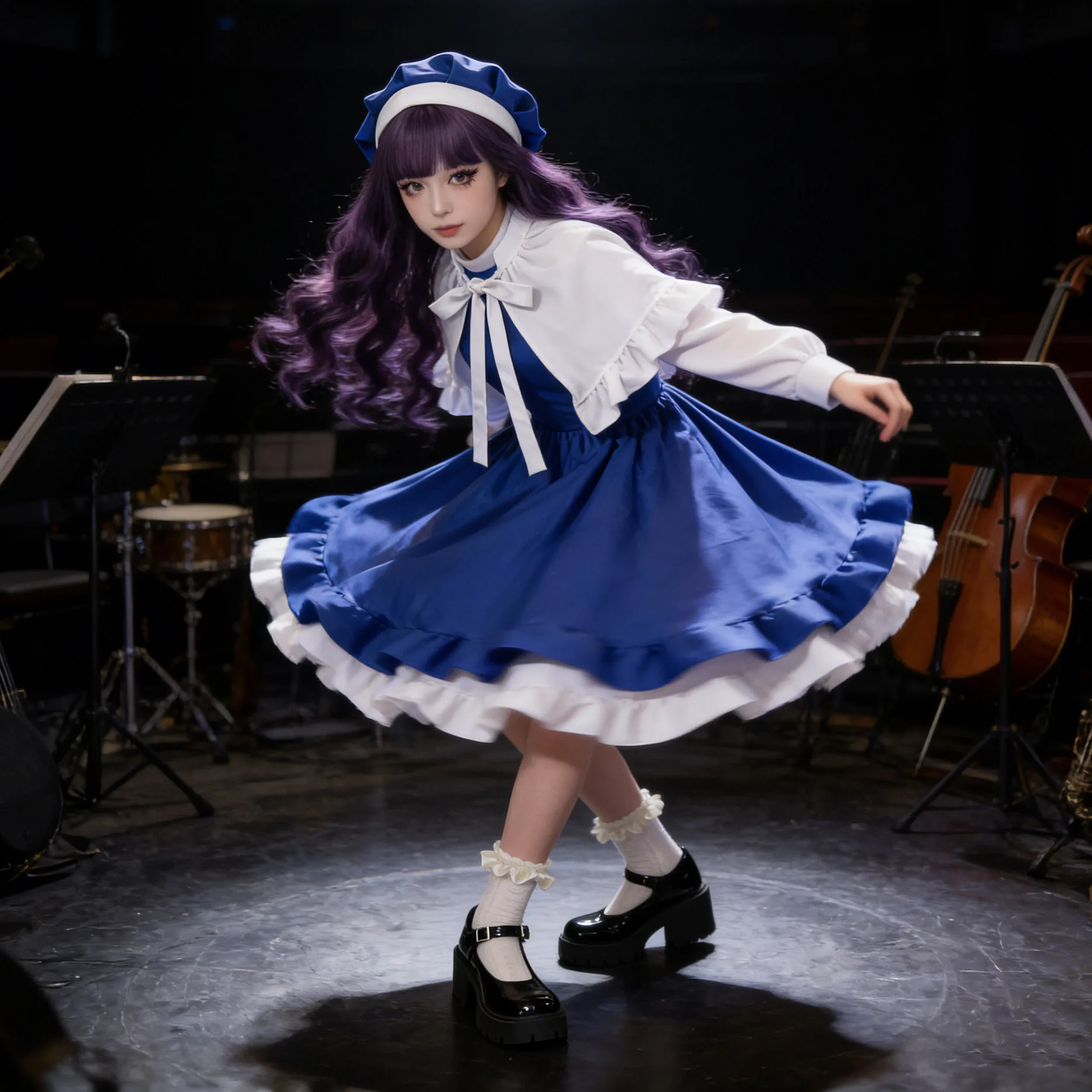 

Костюм для косплея в стиле аниме: школьная форма JK, наряд певицы, комплект для ролевых игр, платье горничной. Очень милое, удобно для повседневной носки.