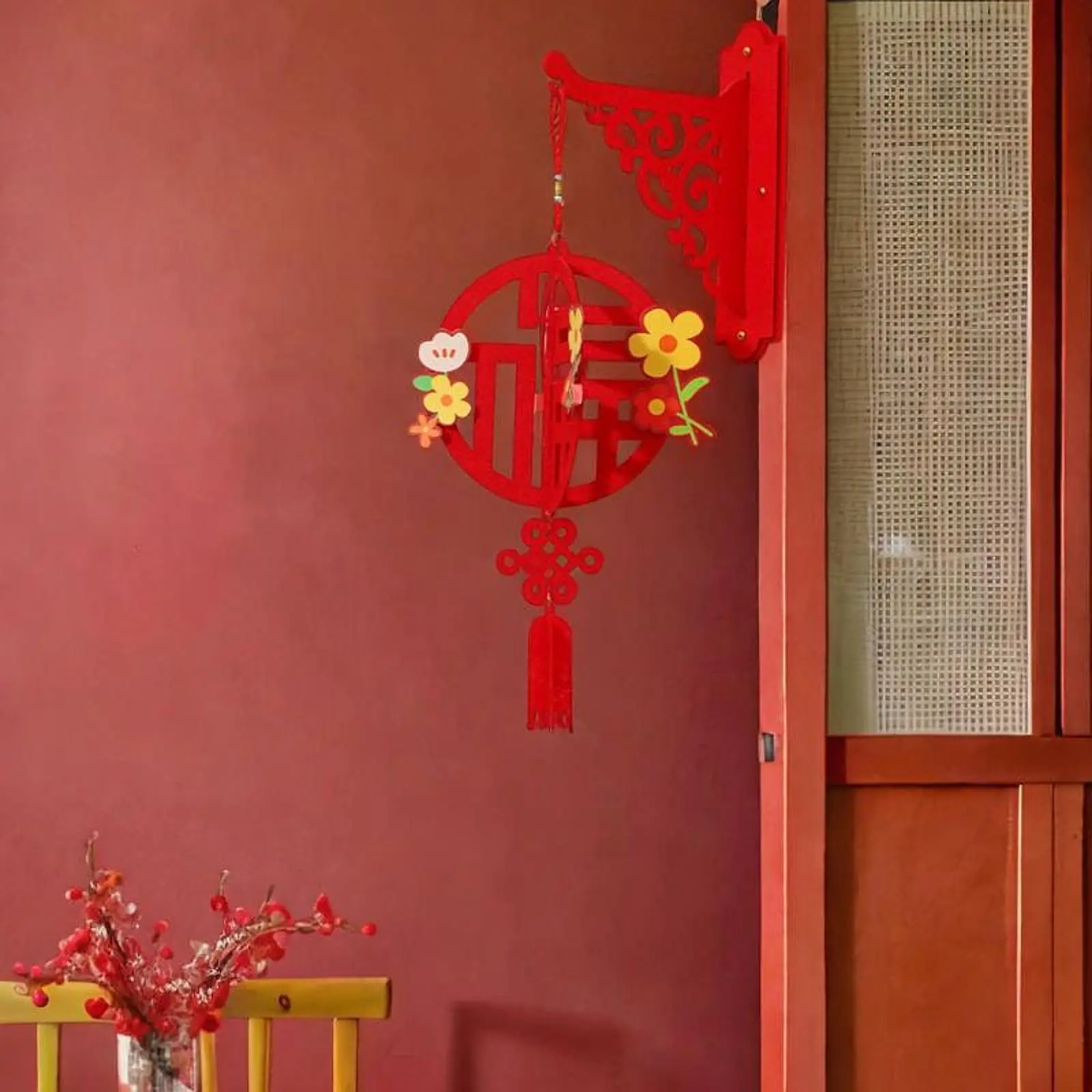السنة الصينية الجديدة معلقة حلية مهرجان الربيع قلادة لقضاء عطلة المكتب #4