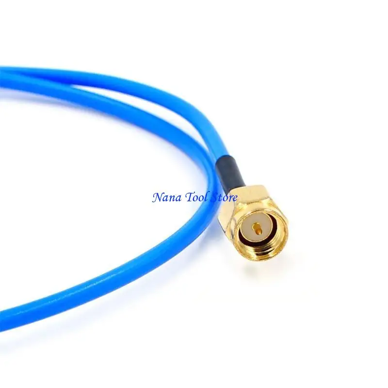 31GJ SMA-Male To SMA-Male Connector with RG405 RG086 Coaxial Jumpers Blue Cable
