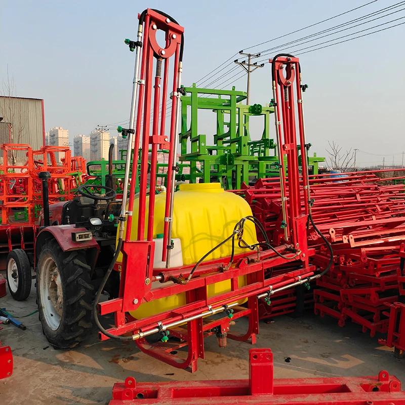 Farm Tractor Boom Sprayer with Diesel Engine Walk Behind Pump Sprayer High Productivity 160kg Weight