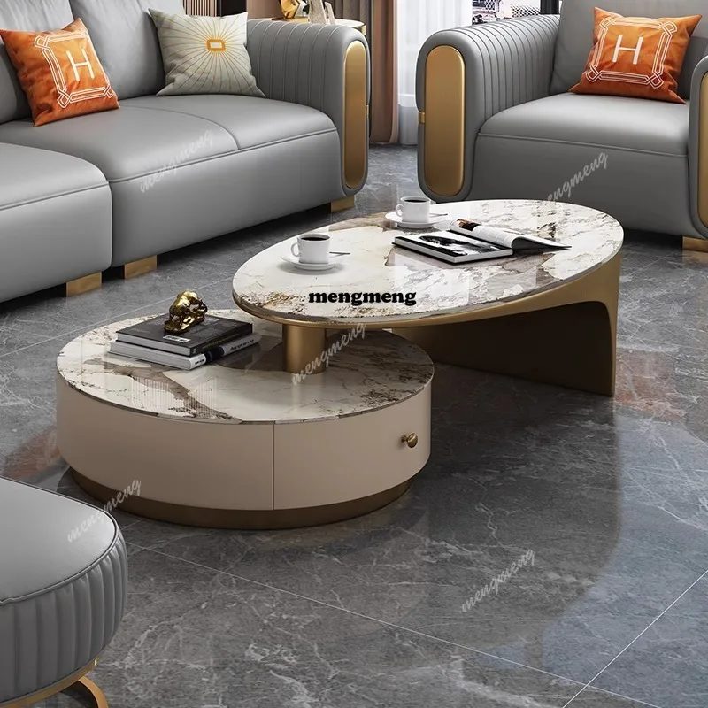 

Italian Glam Coffee Table Floor Unique Hardcover Clear Coffee Table Design Organizer Meubles De Salon Furniture Accessories