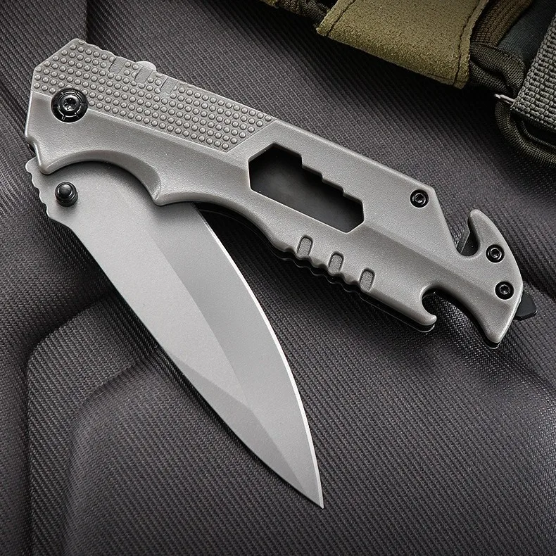 Stainless steel outdoor knife high hardness multi-purpose tools folding knife camping survival EDC portable Pocket Knife