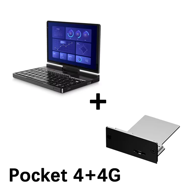 2025 Original GPD Pocket 4 8.8-inch AMD AI 9 HX 370 64GB RAM Portable Mini PC 2TB NVMe flipped 180° Laptop Computer for business