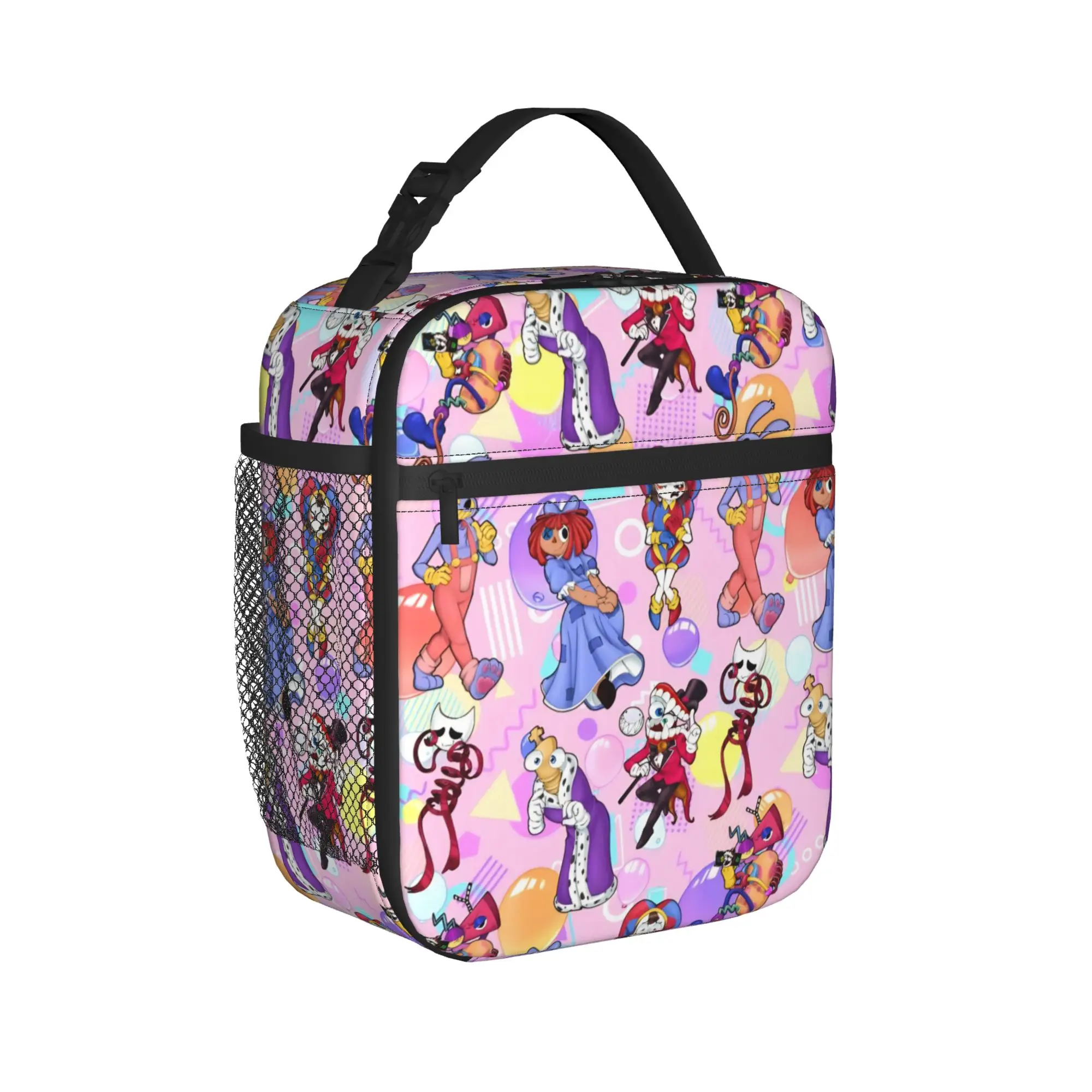 Jaxs Pomnis Zooble Insulated Lunch Bag A-Amazings D-Digitals C-Circuse Reusable Thermal Bag Tote Lunch Box Work Picnic Men Women
